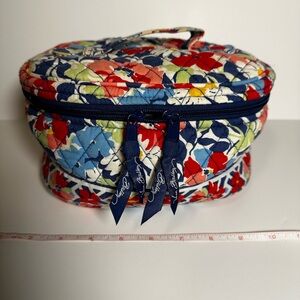 Vera Bradley Poppy Field Cosmetic Toiletries Bag with inner lining & pocket